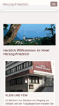 Mobile Screenshot of herzog-friedrich.at